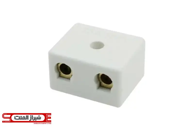 ترمینال نسوز سرامیکی دو خانه 6 آمپر