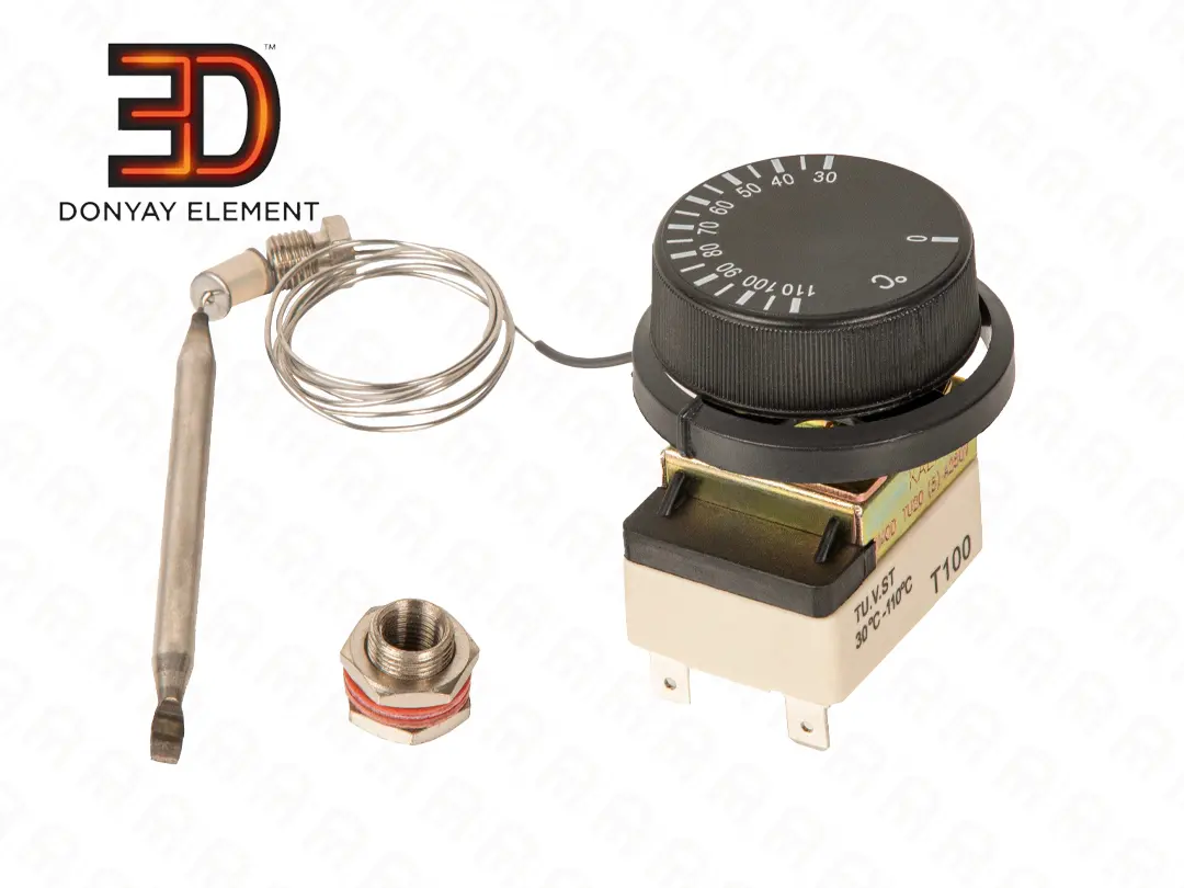 ترموستات جیوه ای 110-30 مهره دار