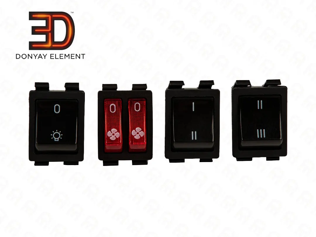 کلید هود دو موتوره بدون قاب