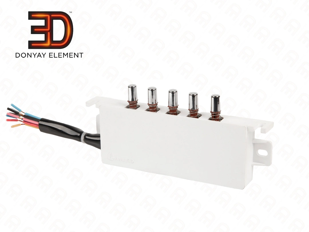 کلید هود 5 تایی گرد سیم دار قاب دار 